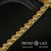 Fancy Lace: JIL-2014 - 9 MTR | Trendz Lace