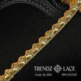 Fancy Lace: JIL-2014 - 9 MTR | Trendz Lace