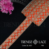 Velvet Lace: JIL-1657 - 9 MTR | Trendz Lace