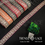 Velvet Lace: JIL - 1835 - 9 MTR | Trendz Lace