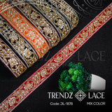 Velvet Lace: JIL - 1878 - 9 MTR | Trendz Lace