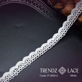 Milky Lace: JT-5523-2 - 15YDS | Trendz Lace