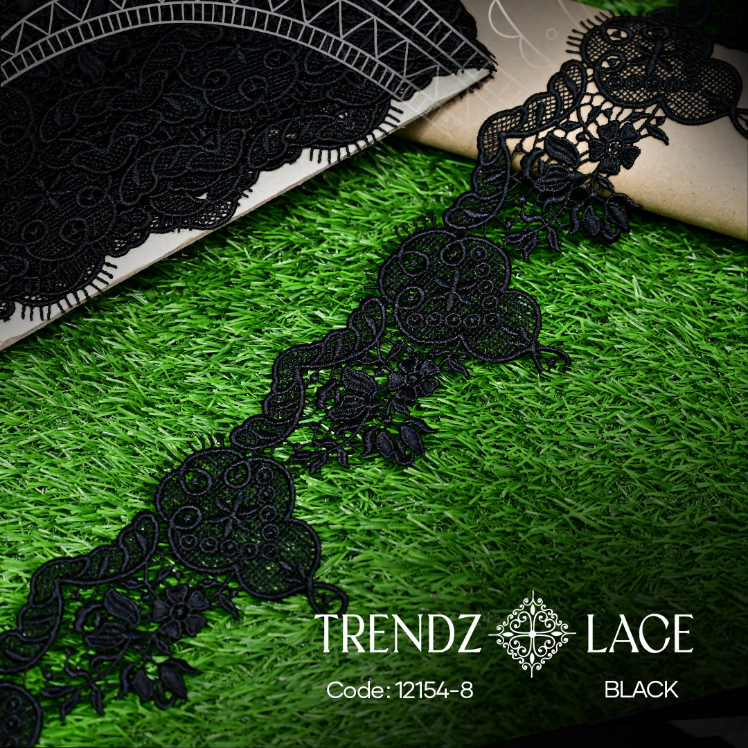 China Milky: 12154-8 - 15 YDS | Trendz Lace