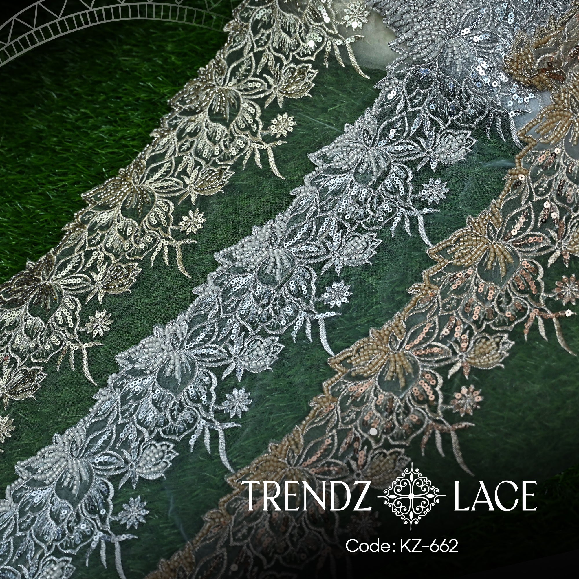 Cut Dana: KZ-662 - 10 YDS | Trendz Lace