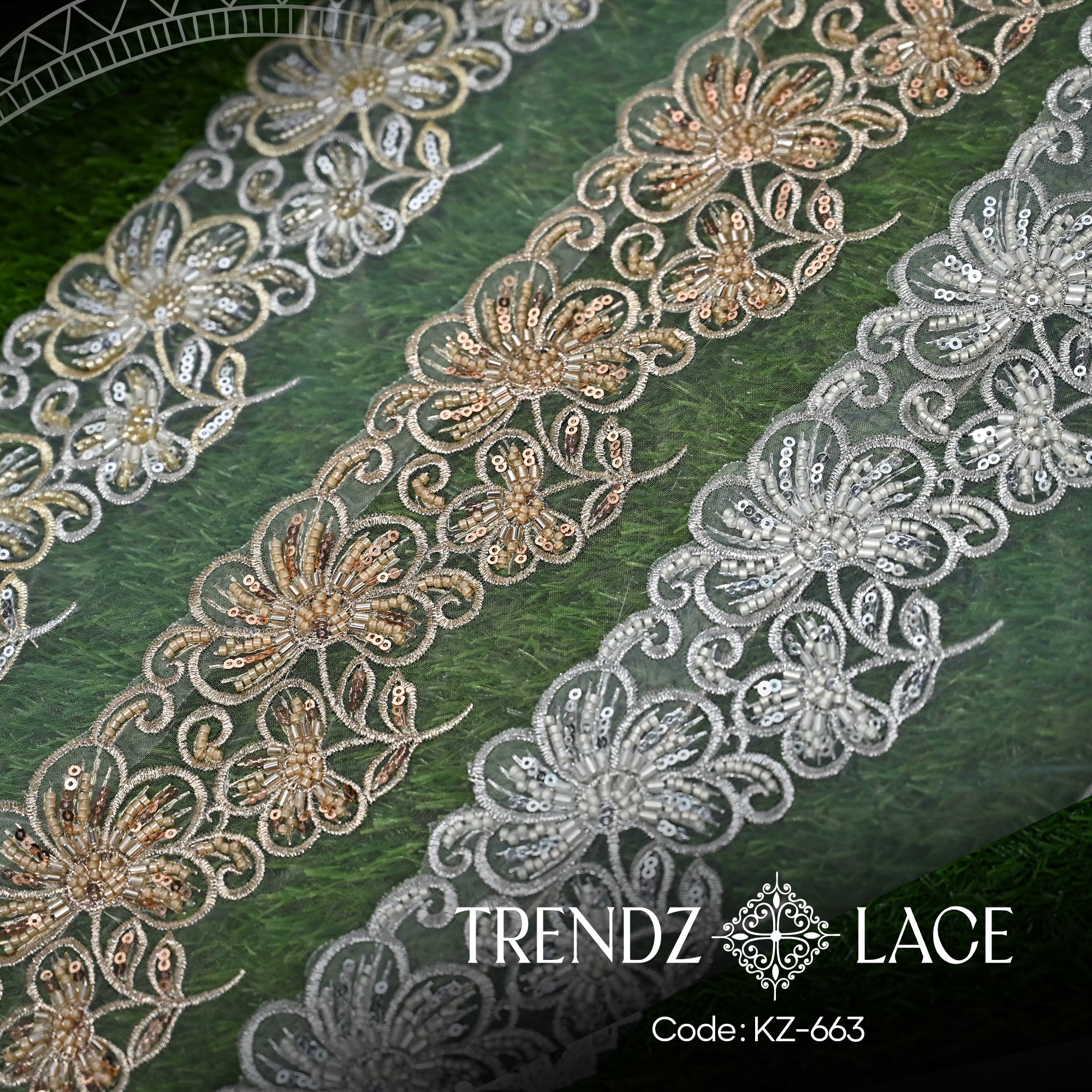 Cut Dana: KZ-663 - 10 YDS | Trendz Lace