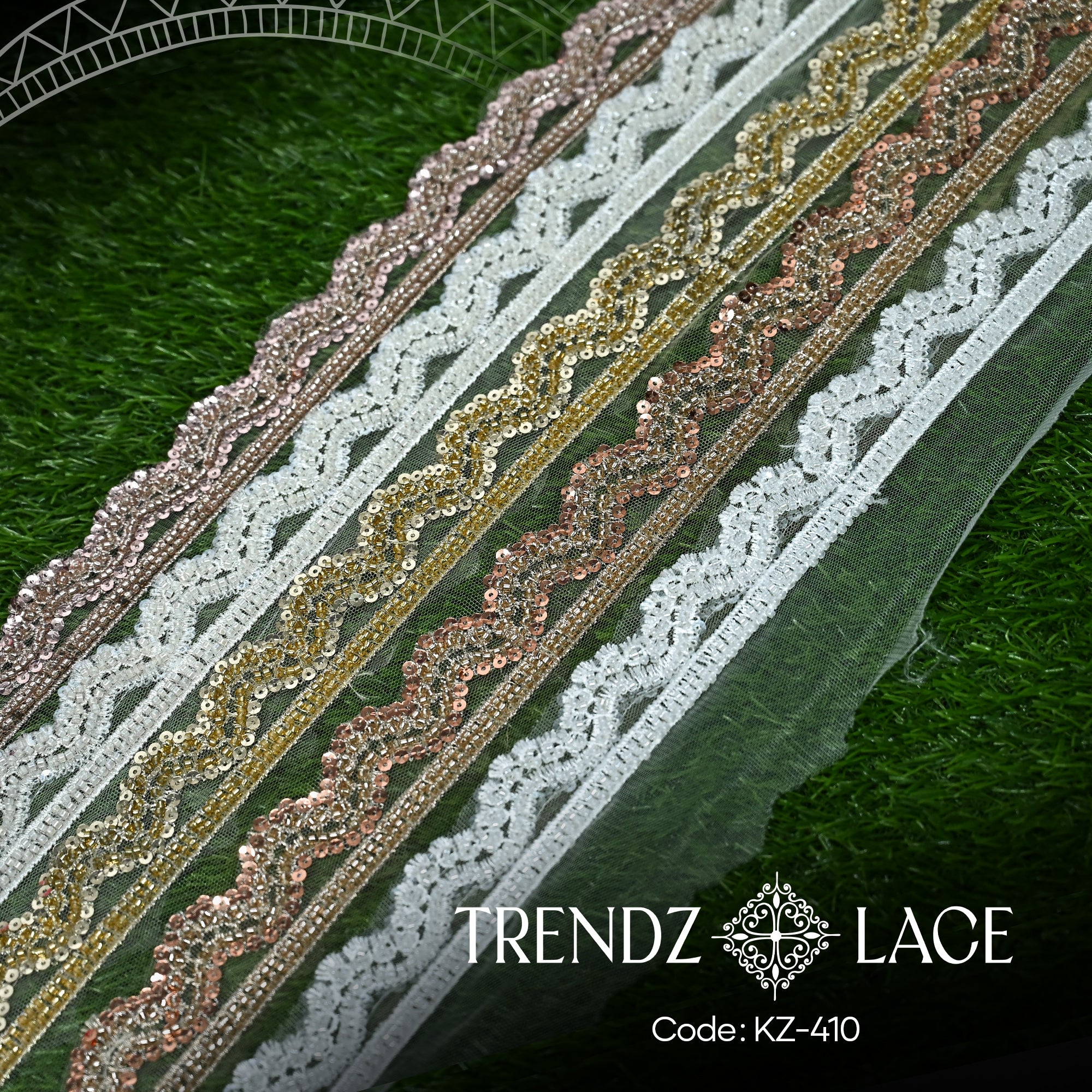 Cut Dana: KZ-410 - 10 YDS | Trendz Lace