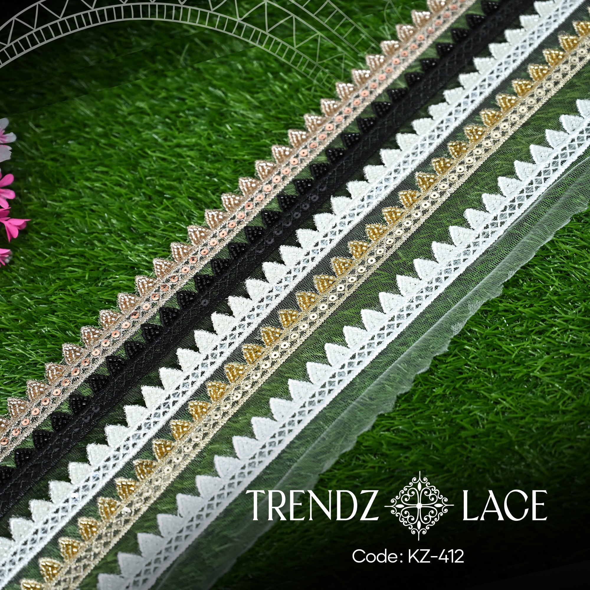 Cut Dana: KZ-412 - 10 YDS | Trendz Lace