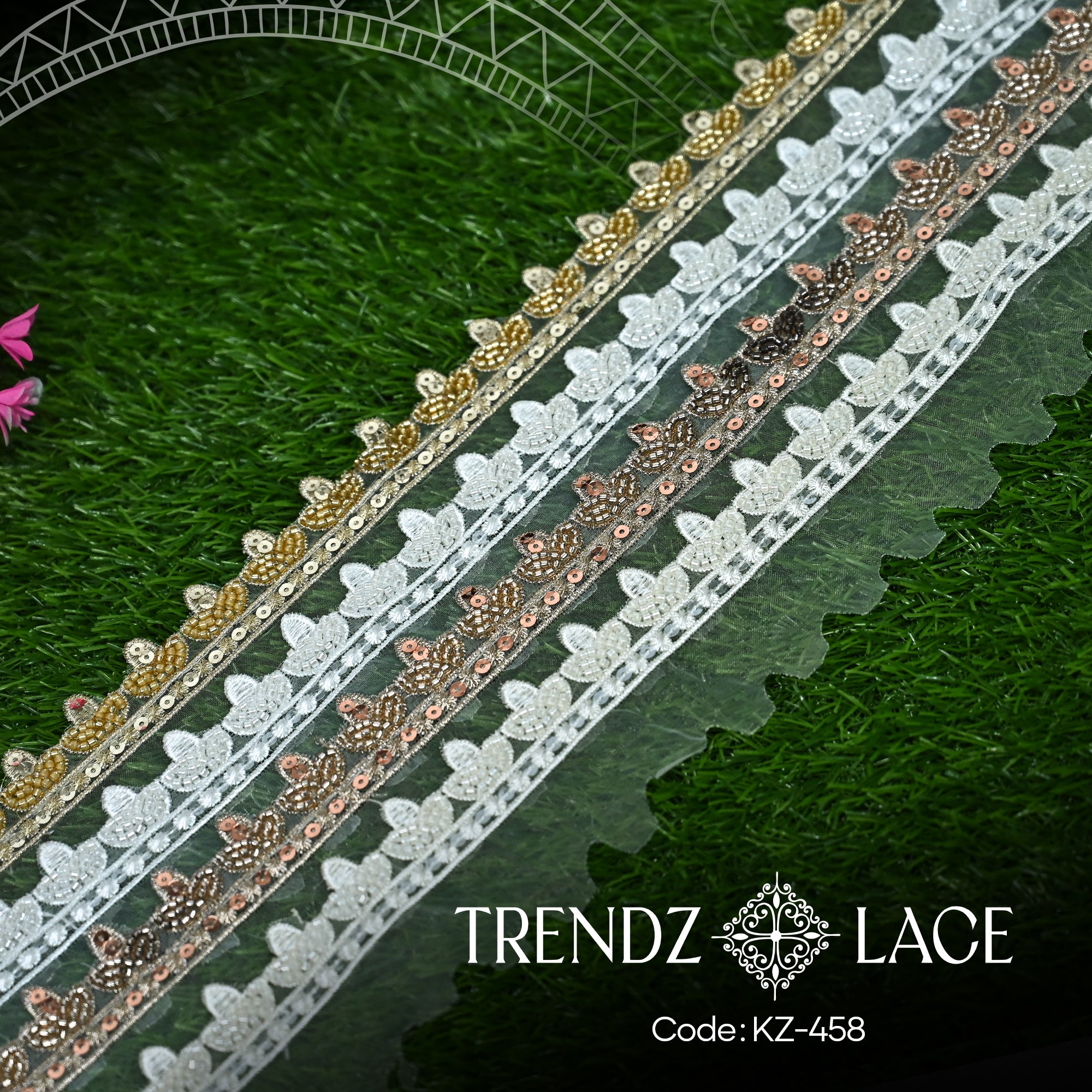 Cut Dana: KZ-458 - 10 YDS | Trendz Lace