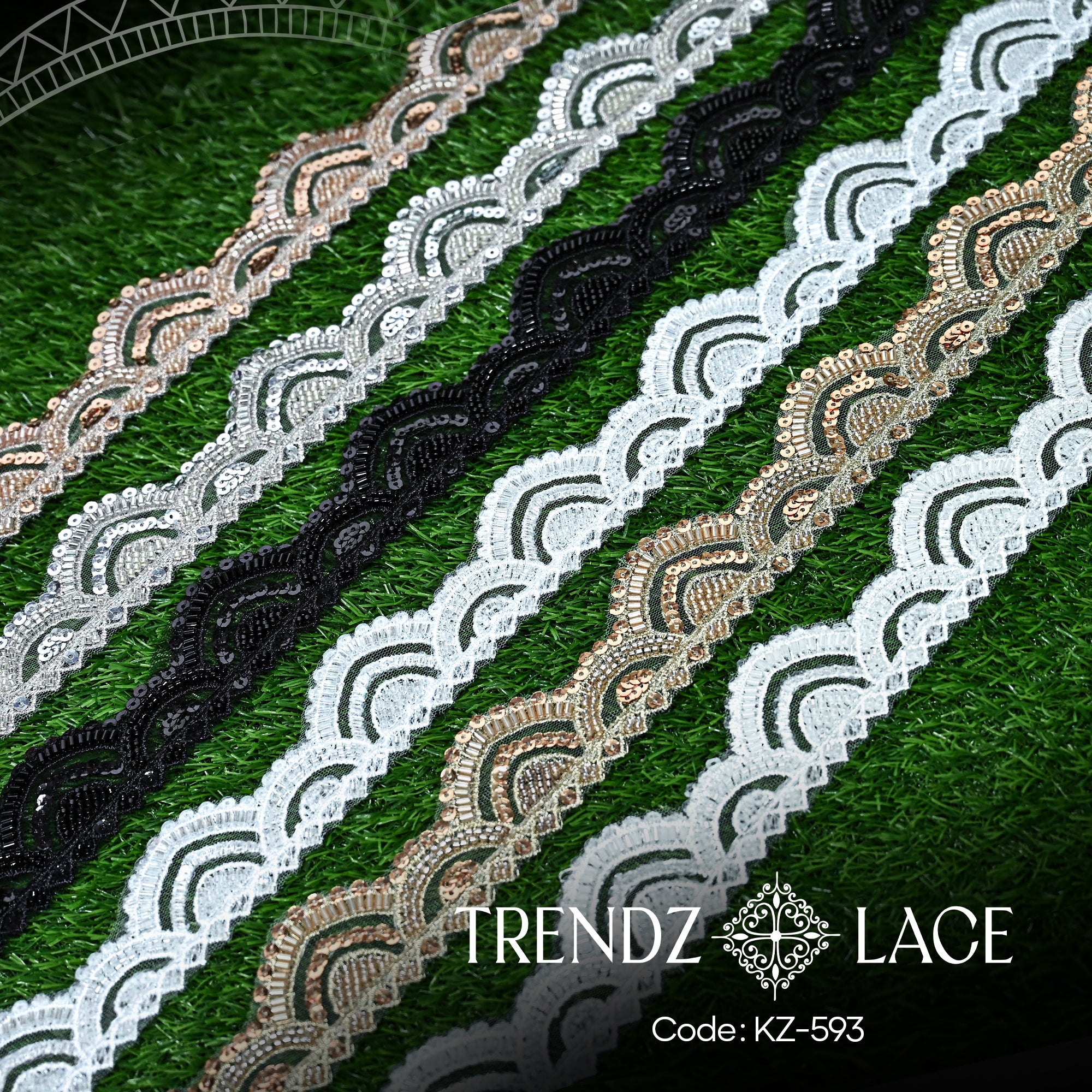 Cut Dana: KZ-593 - 10 YDS | Trendz Lace