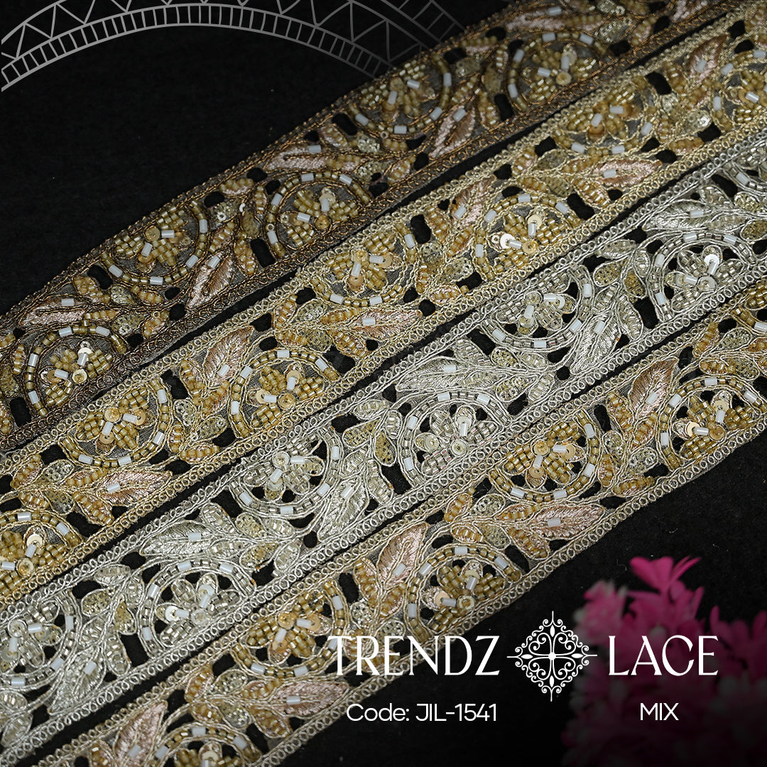 Fancy Lace: JIL-1541 - 9 MTR | Trendz Lace