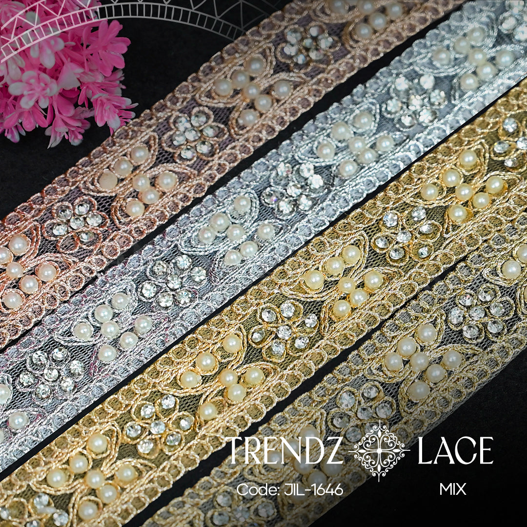 Fancy Lace: JIL-1646 - 9 MTR | Trendz Lace