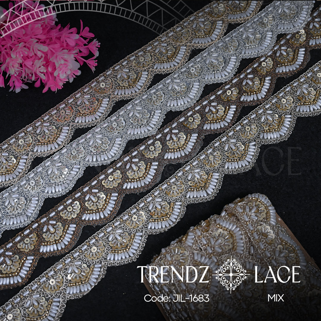 Fancy Lace: JIL-1683 - 9 MTR | Trendz Lace