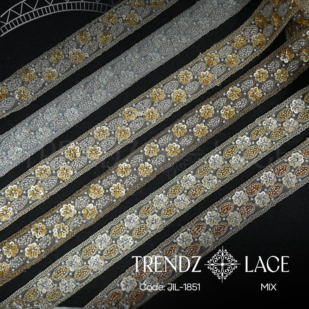Fancy Lace: JIL-1851 - 9 MTR | Trendz Lace