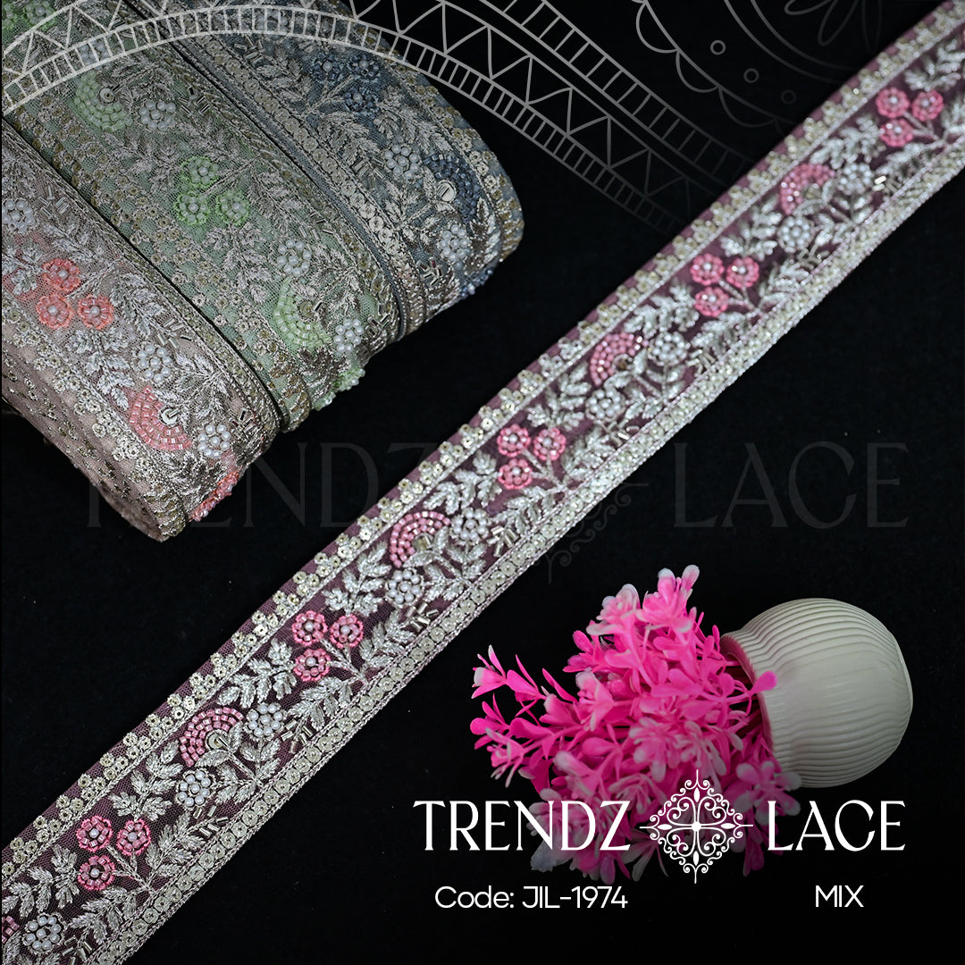 Fancy Lace: JIL-1974 - 9 MTR | Trendz Lace