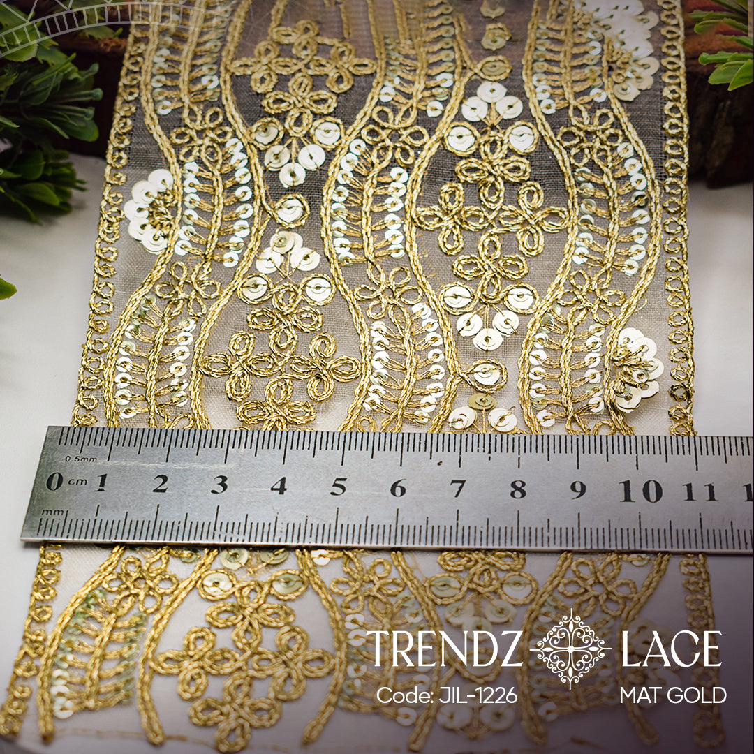 Border Lace - JIL-1226 - 9MTR | Tendz Lace