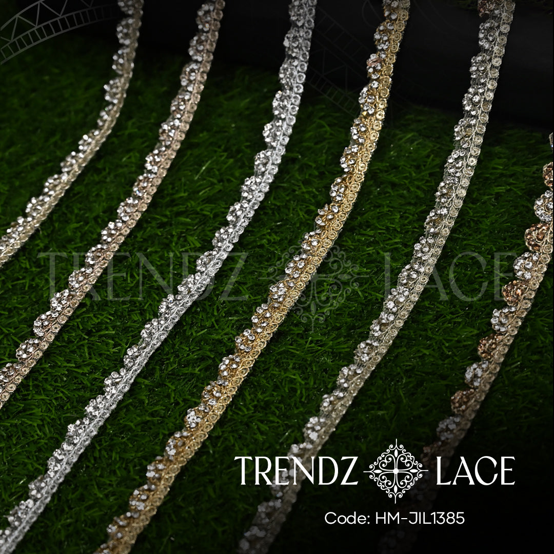 Handmade Lace: HM-JIL-1385 - 9 MTR | Trendz Lace