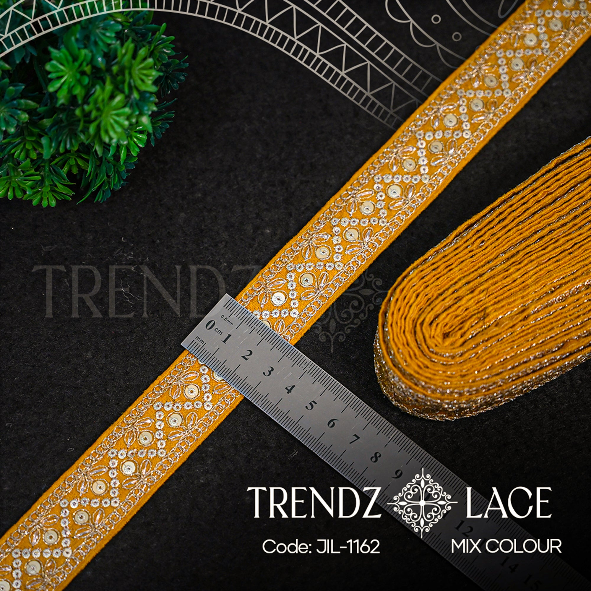 Fancy Lace: JIL - 1162 - 9 MTR | Trendz Lace